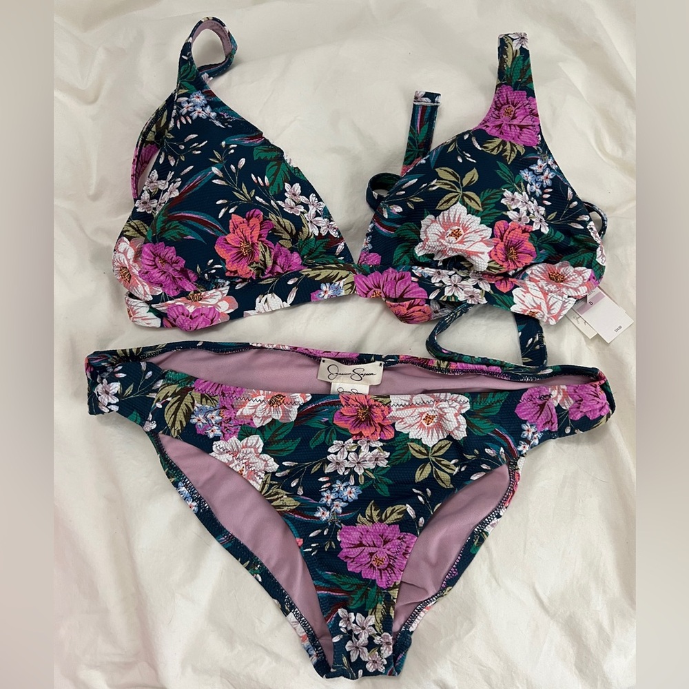 Jessica Simpson Floral Bikini NWT